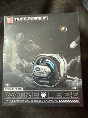 New Transformers Optimus Primal Wireless Earphone - Silver